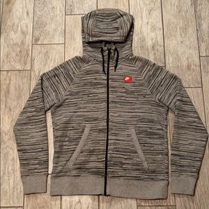 NIKE striped HOODIE SMALL S